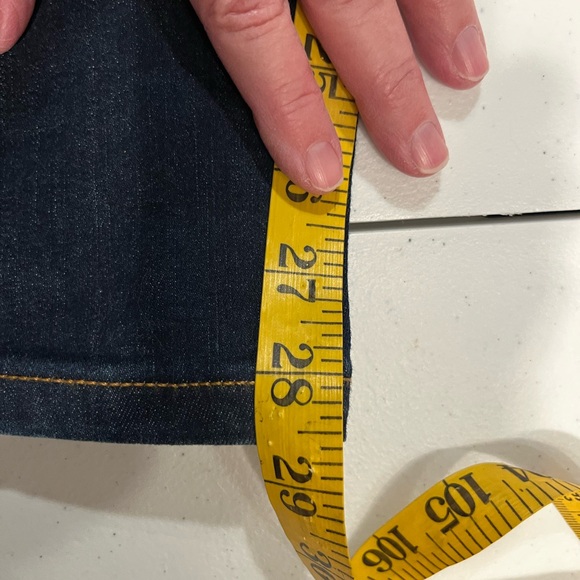 Lauren Conrad skinny Dark Blue Denim Jeans size 12 - Picture 8 of 8